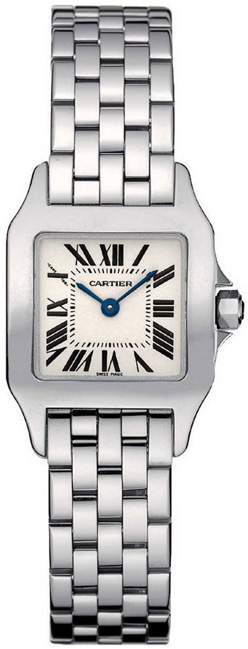 Cartier Santos Demoiselle Stainless Steel Ladies Swiss Quartz Wristwatch-W25064Z5 Cartier Santos Demoiselle Stainless Steel Ladies Swiss Quartz Wristwatch-W25064Z5