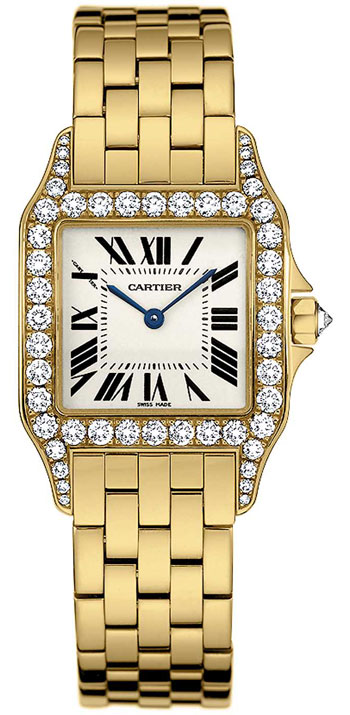 Cartier Santos Demoiselle 18k Yellow Gold Ladies Swiss Quartz Wristwatch-WF9001Y7 Cartier Santos Demoiselle 18k Yellow Gold Ladies Swiss Quartz Wristwatch-WF9001Y7