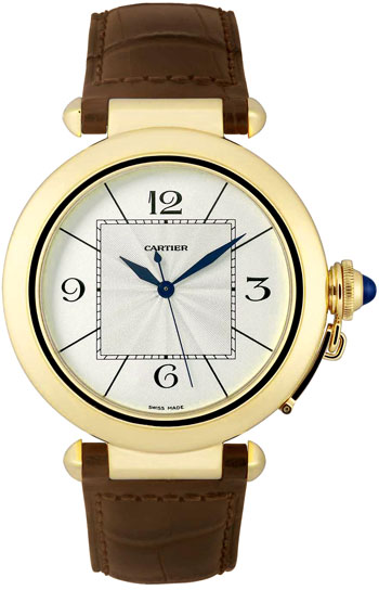 Cartier Pasha Beautiful 18k Yellow Gold Mens Automatic Wristwatch-W3019551 Cartier Pasha Beautiful 18k Yellow Gold Mens Automatic Wristwatch-W3019551