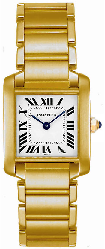 Cartier Tank Francaise Fashionable 18k Yellow Gold Ladies Swiss Quartz Wristwatch-W50002N2 Cartier Tank Francaise Fashionable 18k Yellow Gold Ladies Swiss Quartz Wristwatch-W50002N2