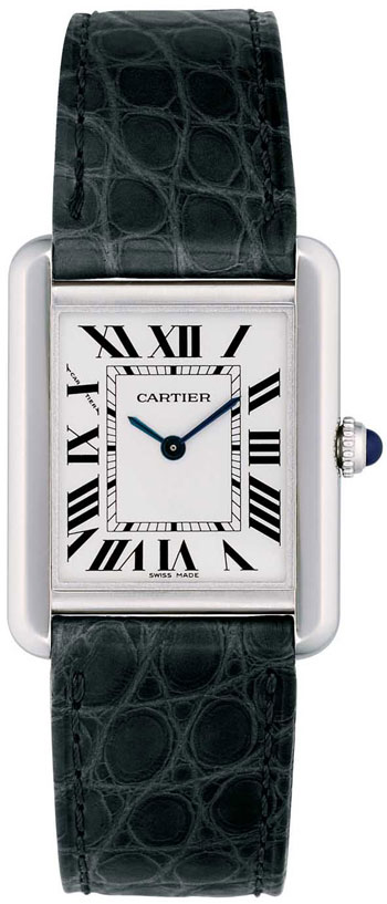 Cartier Tank Solo Fashionable Stainless Steel Ladies Swiss Quartz Wristwatch-W1018255 Cartier Tank Solo Fashionable Stainless Steel Ladies Swiss Quartz Wristwatch-W1018255