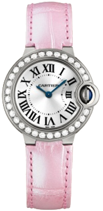 Cartier Ballon Bleu Small Series Great 18k White Gold Set With Diamonds Ladies Swiss Quartz Wristwatch-WE900351 Cartier Ballon Bleu Small Series Great 18k White Gold Set With Diamonds Ladies Swiss Quartz Wristwatch-WE900351