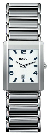 Rado Integral Series Midsize Platinum-tone Ceramic Quartz Mens Watch R20484112 