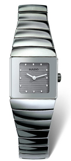 Rado Sintra Series Platinum-tone Ceramic Quartz Ladies Watch-R13334122