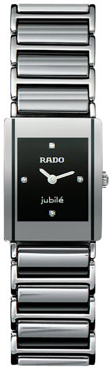 Rado Integral Series Platinum-tone Ceramic Quartz Ladies Watch R20488722