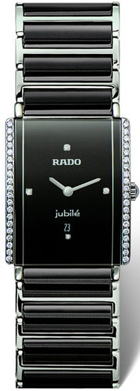 Rado Integral Series Midsize Quartz Unisex Watch R20429712 in Black