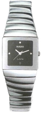 Rado Sintra Series Platinum-tone Ceramic Maxi Mens Watch-R13332732