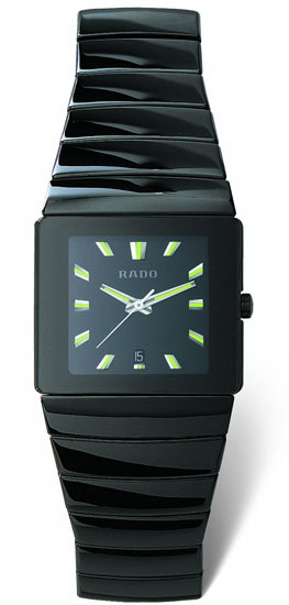 Rado Sintra Series Ceramic Quartz Unisex Watch R13336182 in Black