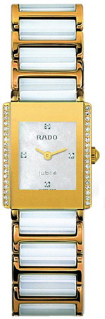 Rado Integral Series Gold-tone Ceramic Quartz Ladies Watch R20339902 