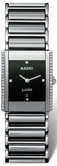 Rado Integral Series Midsize Quartz Unisex Watch R20429732 in Black