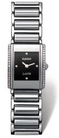 Rado Integral Series Silver Tone Ceramic Quartz Ladies Watch R20430732 