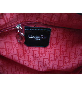 Dior Lady Dior Medium Patent Top Handle Bag Black Dior Lady Dior Medium Patent Top Handle Bag Black