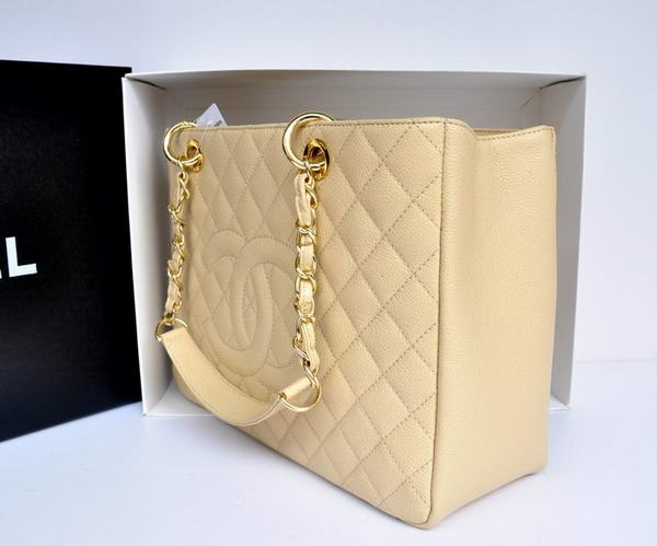 Chanel A50995 Original Caviar Leather Shoulder Bag Apricot Chanel A50995 Original Caviar Leather Shoulder Bag Apricot