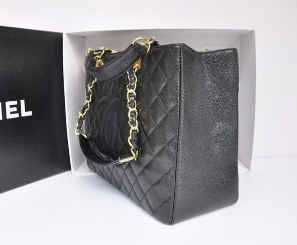 Chanel A50995 Original Caviar Leather Shoulder Bag Black Chanel A50995 Original Caviar Leather Shoulder Bag Black