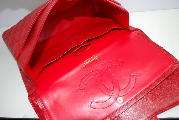 Chanel Jumbo Double Flaps Bag Red Original Caviar Leather A36097 Gold Chanel Jumbo Double Flaps Bag Red Original Caviar Leather A36097 Gold