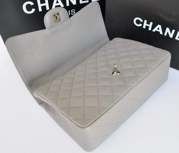 Chanel Original Caviar Leather Flap Bag A28600 Grey Chanel Original Caviar Leather Flap Bag A28600 Grey