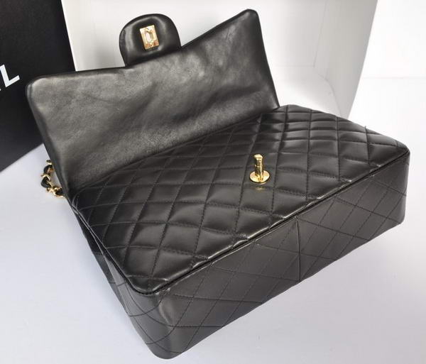Chanel Original Leather Flap Bag A28600 Black Golden