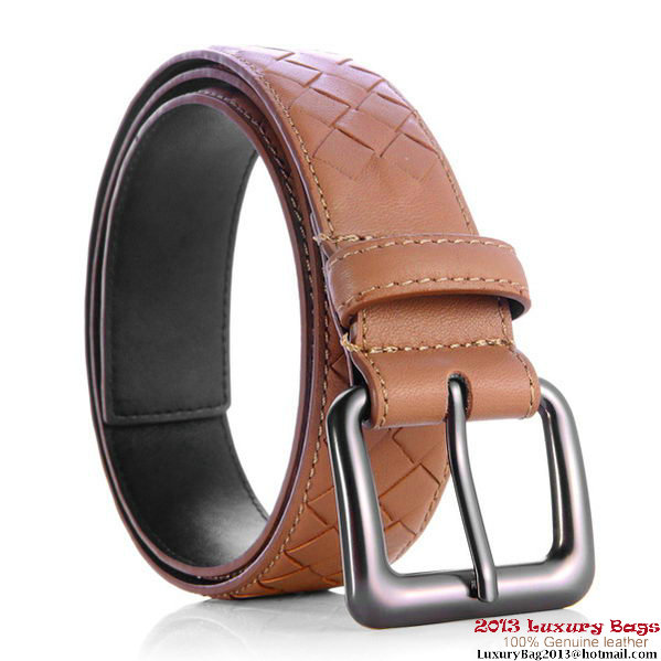 Bottega Veneta Intrecciato Nappa Belt Apricot Bottega Veneta Intrecciato Nappa Belt Apricot