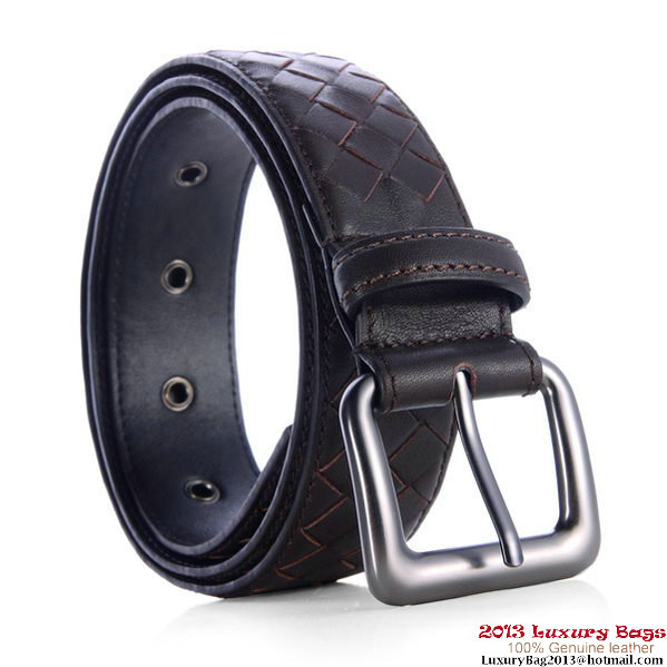 Bottega Veneta Intrecciato Nappa Belt Brown Bottega Veneta Intrecciato Nappa Belt Brown