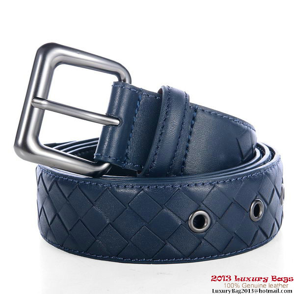 Bottega Veneta Intrecciato Nappa Belt RoyalBlue Bottega Veneta Intrecciato Nappa Belt RoyalBlue