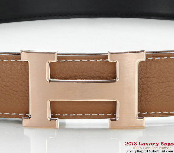 Hermes 43mm Calf Leather Belt HB107-2
