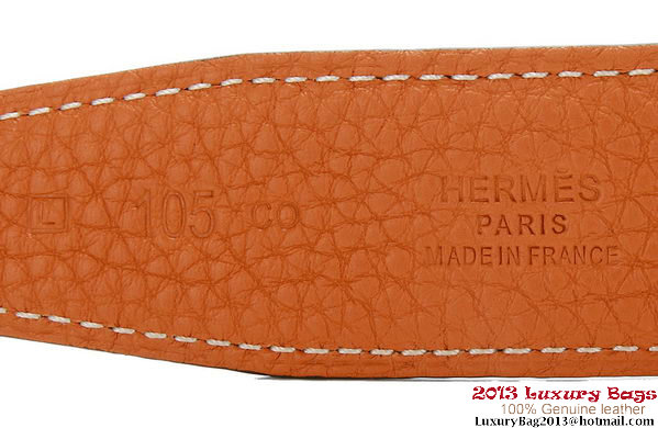 Hermes 43mm Calf Leather Belt HB108-15 Hermes 43mm Calf Leather Belt HB108-15