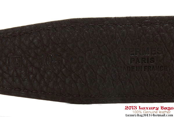 Hermes 43mm Original Calf Leather Belt HB109-4