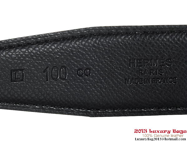 Hermes 43mm Saffiano Leather Belt HB102-2 Hermes 43mm Saffiano Leather Belt HB102-2