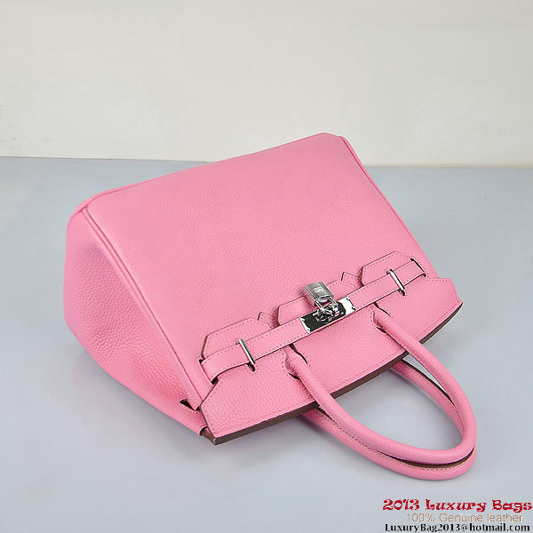 Hermes Birkin 30CM Tote Bags Pink Togo Leather Silver Hermes Birkin 30CM Tote Bags Pink Togo Leather Silver