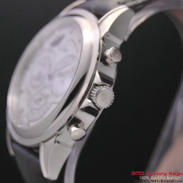 OMEGA DE VILLE CO-AXIAL CHRONOSCOPE Steel on Black Leather Strap OM77402 OMEGA DE VILLE CO-AXIAL CHRONOSCOPE Steel on Black Leather Strap OM77402