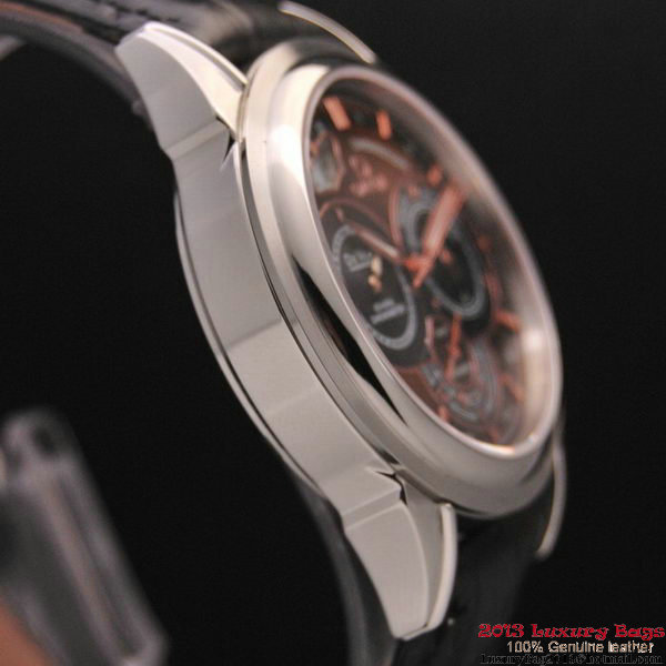 OMEGA DE VILLE CO-AXIAL CHRONOSCOPE Steel on Black Leather Strap OM77405 OMEGA DE VILLE CO-AXIAL CHRONOSCOPE Steel on Black Leather Strap OM77405