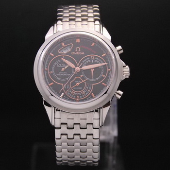 OMEGA DE VILLE CO-AXIAL CHRONOSCOPE Steel on Steel Strap OM77416