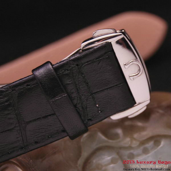 OMEGA DE VILLE CO-AXIAL Chronometer Red Gold on Black Leather Strap OM77508 OMEGA DE VILLE CO-AXIAL Chronometer Red Gold on Black Leather Strap OM77508