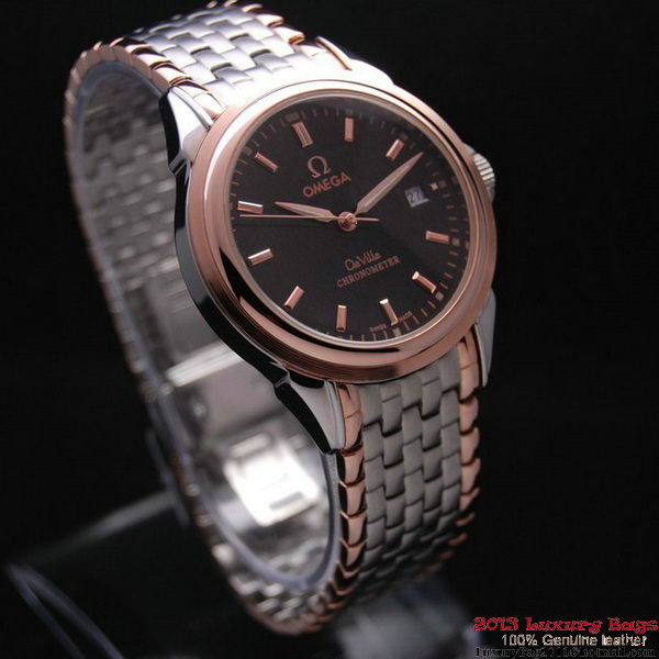 OMEGA DE VILLE Chronometer Red Gold on Steel Strap OM77318 OMEGA DE VILLE Chronometer Red Gold on Steel Strap OM77318