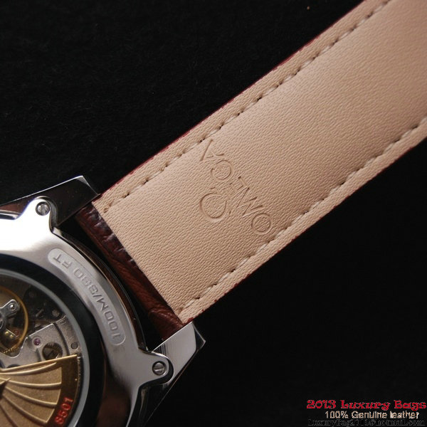 OMEGA DE VILLE Co-AXIAL CHRONOMETER Steel on Brown Leather Strap OM77003 OMEGA DE VILLE Co-AXIAL CHRONOMETER Steel on Brown Leather Strap OM77003