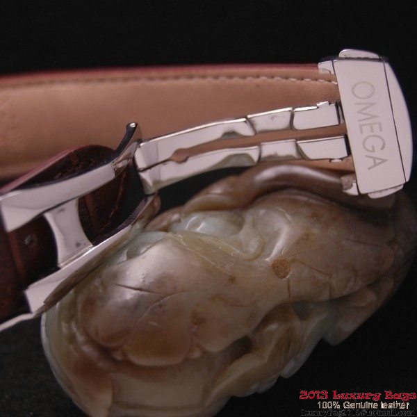 OMEGA DE VILLE Co-AXIAL CHRONOMETER Steel on Brown Leather Strap OM77003 OMEGA DE VILLE Co-AXIAL CHRONOMETER Steel on Brown Leather Strap OM77003