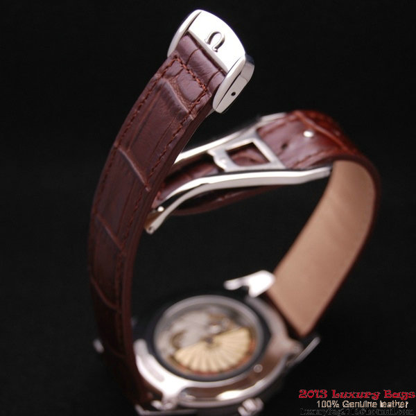 OMEGA DE VILLE Co-AXIAL CHRONOMETER Steel on Brown Leather Strap OM77005 OMEGA DE VILLE Co-AXIAL CHRONOMETER Steel on Brown Leather Strap OM77005