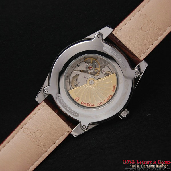 OMEGA DE VILLE Co-AXIAL CHRONOMETER Steel on Brown Leather Strap OM77005 OMEGA DE VILLE Co-AXIAL CHRONOMETER Steel on Brown Leather Strap OM77005