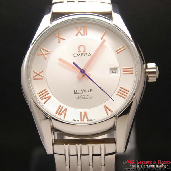 OMEGA DE VILLE Co-AXIAL CHRONOMETER Steel on Steel Strap OM77012
