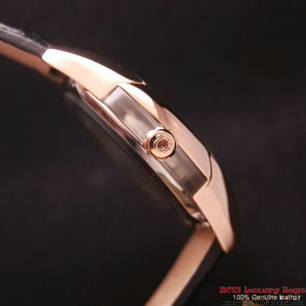 OMEGA DE VILLE HOUR VISION ANNUAL CALENDAR Red Gold on Black Leather Strap OM77122 OMEGA DE VILLE HOUR VISION ANNUAL CALENDAR Red Gold on Black Leather Strap OM77122