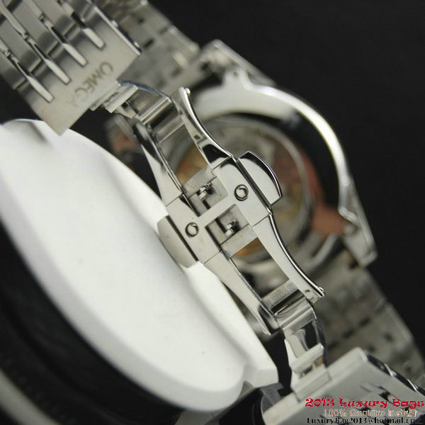 OMEGA DE VILLE HOUR VISION ANNUAL CALENDAR Steel on Steel Strap OM77115 OMEGA DE VILLE HOUR VISION ANNUAL CALENDAR Steel on Steel Strap OM77115