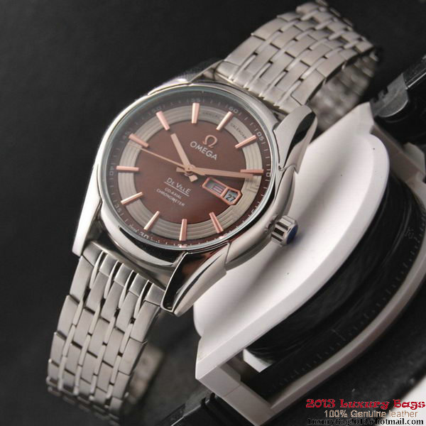 OMEGA DE VILLE HOUR VISION ANNUAL CALENDAR Steel on Steel Strap OM77115 OMEGA DE VILLE HOUR VISION ANNUAL CALENDAR Steel on Steel Strap OM77115