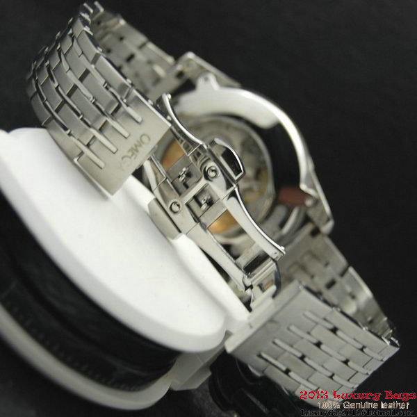 OMEGA DE VILLE HOUR VISION ANNUAL CALENDAR Steel on Steel Strap OM77117 OMEGA DE VILLE HOUR VISION ANNUAL CALENDAR Steel on Steel Strap OM77117