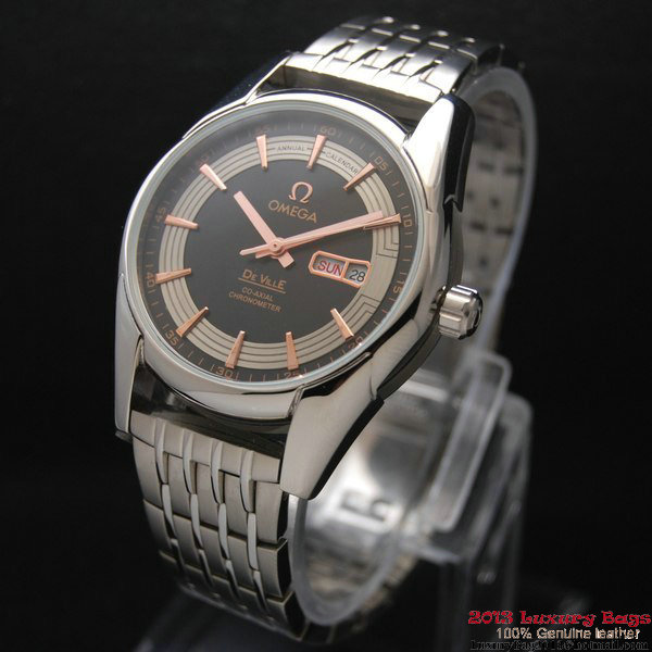 OMEGA DE VILLE HOUR VISION ANNUAL CALENDAR Steel on Steel Strap OM77117 OMEGA DE VILLE HOUR VISION ANNUAL CALENDAR Steel on Steel Strap OM77117