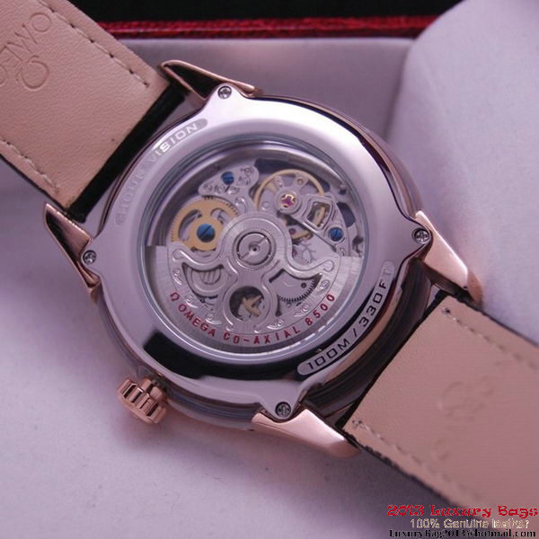 OMEGA DE VILLE Tourbillon Watches Red Gold on Black Leather Strap Om7016 OMEGA DE VILLE Tourbillon Watches Red Gold on Black Leather Strap Om7016