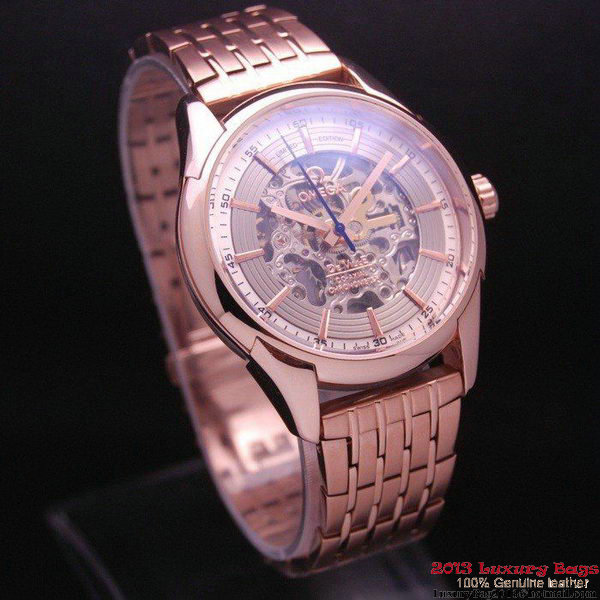 OMEGA DE VILLE Tourbillon Watches Red Gold on Red Gold Steel Strap Om7019 OMEGA DE VILLE Tourbillon Watches Red Gold on Red Gold Steel Strap Om7019