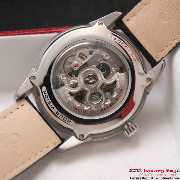 OMEGA DE VILLE Tourbillon Watches Steel on Black Leather Strap Om7008 OMEGA DE VILLE Tourbillon Watches Steel on Black Leather Strap Om7008