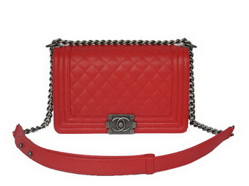 Boy Chanel Flap Shoulder Bag Classic Cannage Patterns A67086 Red Boy Chanel Flap Shoulder Bag Classic Cannage Patterns A67086 Red