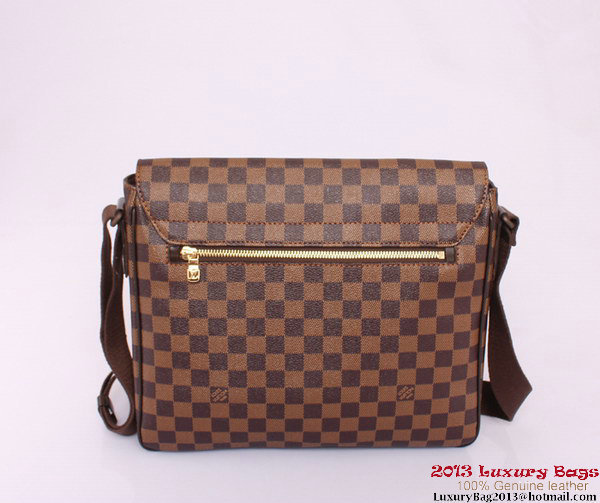 Louis Vuitton Damier Ebene Canvas District MM Messenger Bags N41212 Louis Vuitton Damier Ebene Canvas District MM Messenger Bags N41212