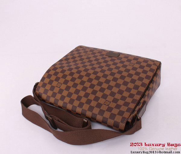 Louis Vuitton Damier Ebene Canvas District MM Messenger Bags N41212 Louis Vuitton Damier Ebene Canvas District MM Messenger Bags N41212